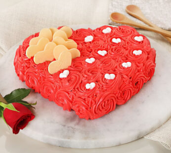 Heart Creamy Cake