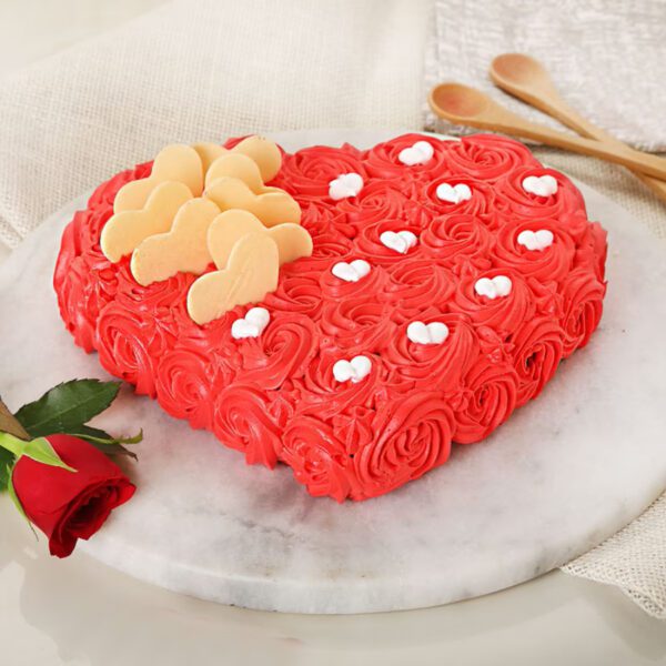 Heart Creamy Cake