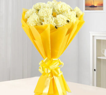 Yellow Carnations Bunch