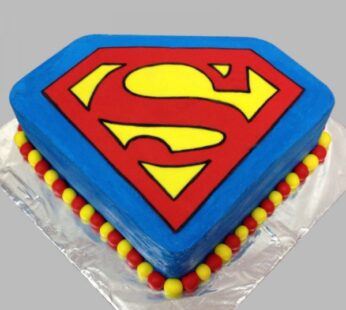 Superman Symbol Cake