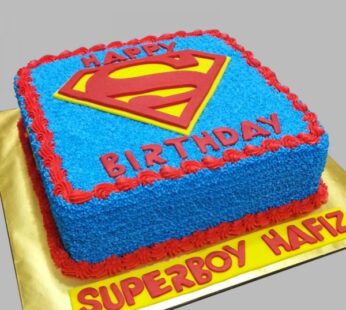 Superman Cream Cake