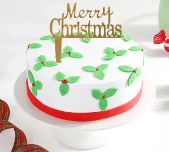 Christmas Semi Fondant Cake