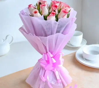 Pure Passion Pink Rose Bouquet