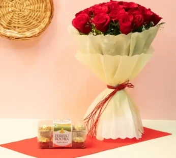 Roses With Ferrero Rocher