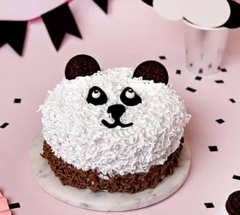 Cute Panda Chocolate Cake